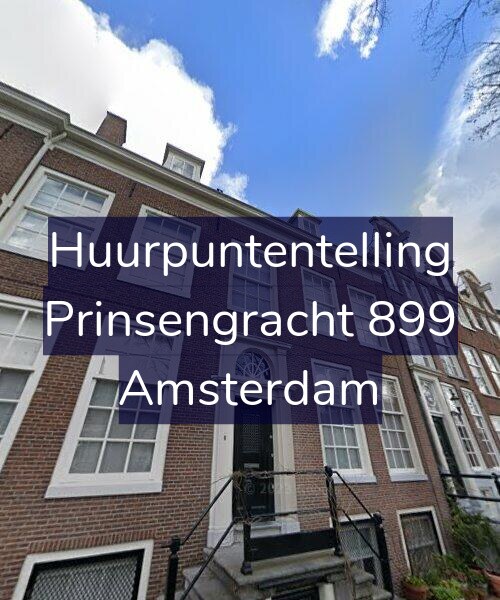 Foto gevel Huurpuntentelling voor Prinsengracht 899, Amsterdam