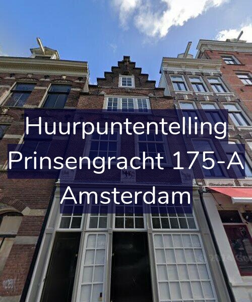 Foto gevel Huurpuntentelling voor Prinsengracht 175-A, Amsterdam