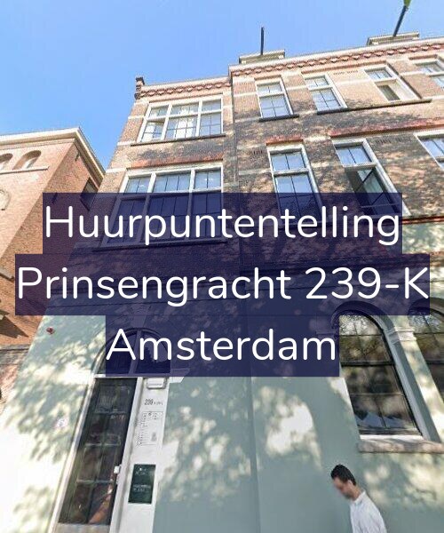 Foto gevel Huurpuntentelling voor Prinsengracht 239-K, Amsterdam
