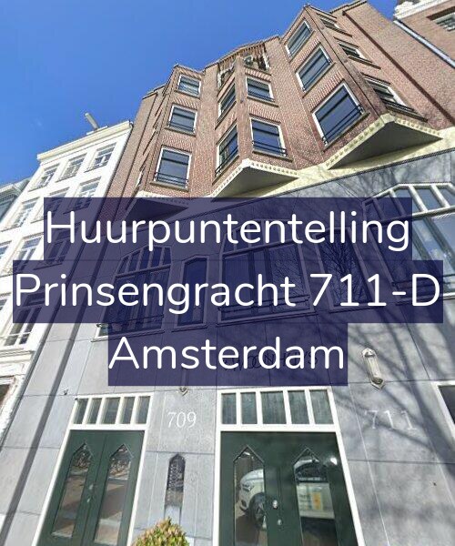 Foto gevel Huurpuntentelling voor Prinsengracht 711-D, Amsterdam