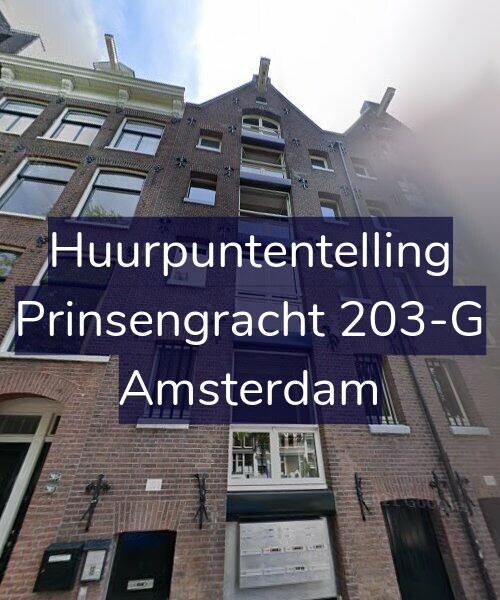 Foto gevel Huurpuntentelling voor Prinsengracht 203-G, Amsterdam