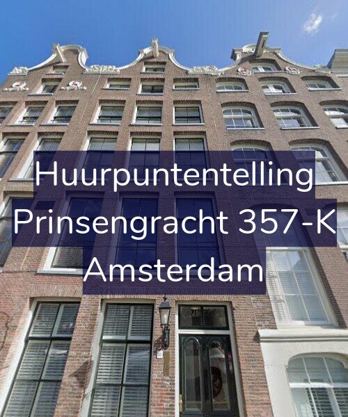 Foto gevel Huurpuntentelling voor Prinsengracht 357-K, Amsterdam