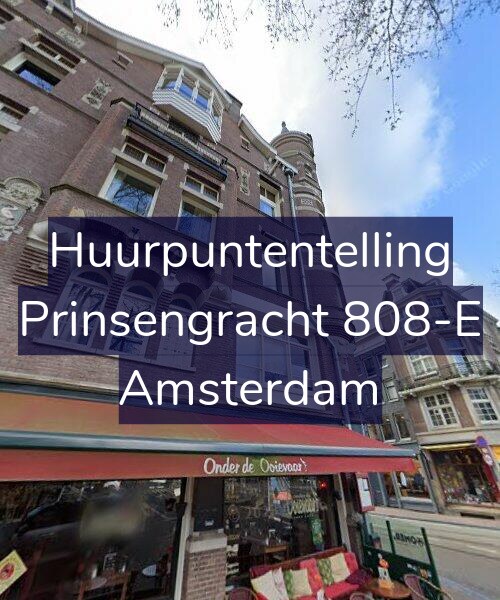Foto gevel Huurpuntentelling voor Prinsengracht 808-E, Amsterdam