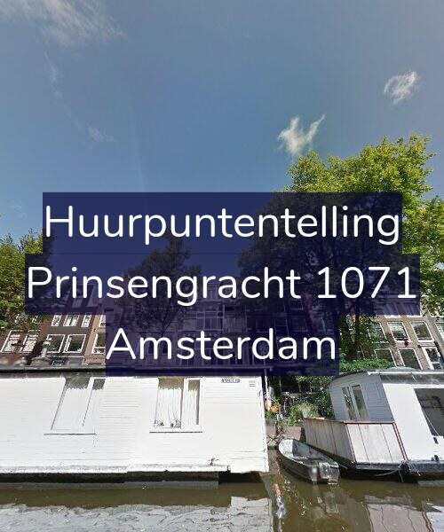 Foto gevel Huurpuntentelling voor Prinsengracht 1071, Amsterdam