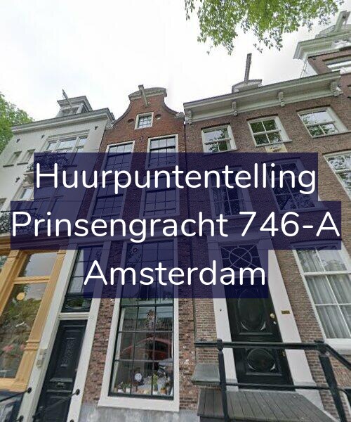 Foto gevel Huurpuntentelling voor Prinsengracht 746-A, Amsterdam