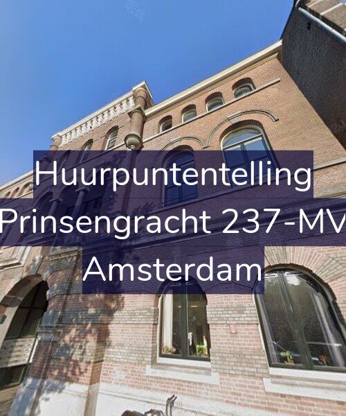 Foto gevel Huurpuntentelling voor Prinsengracht 237-MV, Amsterdam