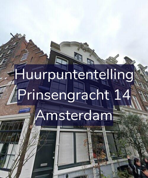 Foto gevel Huurpuntentelling voor Prinsengracht 14, Amsterdam