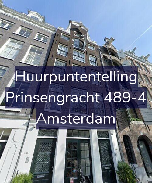 Foto gevel Huurpuntentelling voor Prinsengracht 489-4, Amsterdam