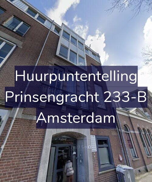 Foto gevel Huurpuntentelling voor Prinsengracht 233-B, Amsterdam