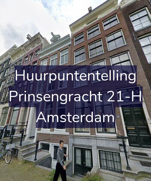 Foto gevel Huurpuntentelling voor Prinsengracht 21-H, Amsterdam