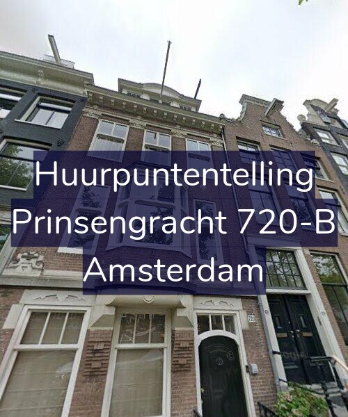 Foto gevel Huurpuntentelling voor Prinsengracht 720-B, Amsterdam