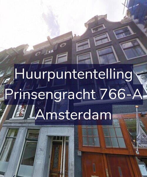 Foto gevel Huurpuntentelling voor Prinsengracht 766-A, Amsterdam