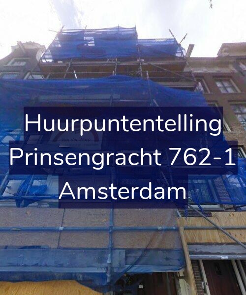 Foto gevel Huurpuntentelling voor Prinsengracht 762-1, Amsterdam