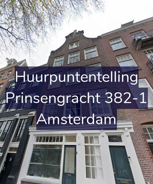 Foto gevel Huurpuntentelling voor Prinsengracht 382-1, Amsterdam