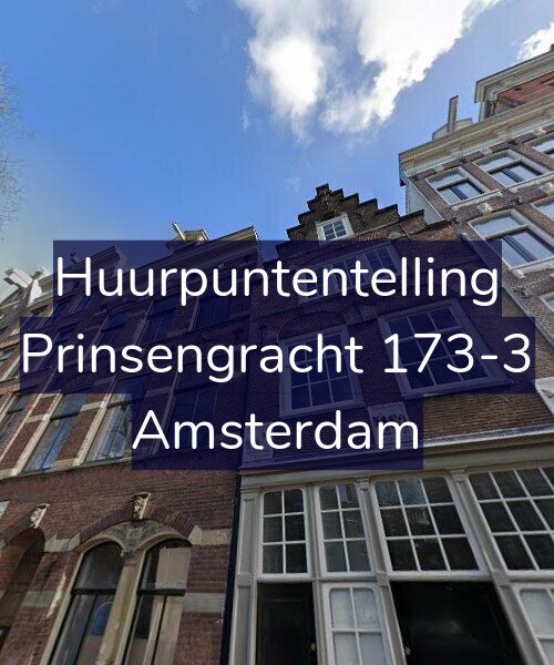 Foto gevel Huurpuntentelling voor Prinsengracht 173-3, Amsterdam