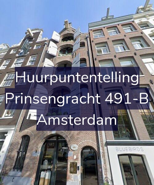 Foto gevel Huurpuntentelling voor Prinsengracht 491-B, Amsterdam