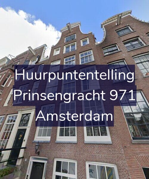 Foto gevel Huurpuntentelling voor Prinsengracht 971, Amsterdam