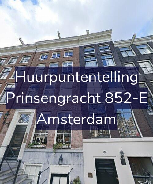 Foto gevel Huurpuntentelling voor Prinsengracht 852-E, Amsterdam