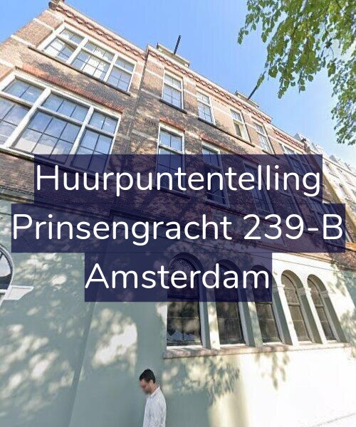 Foto gevel Huurpuntentelling voor Prinsengracht 239-B, Amsterdam