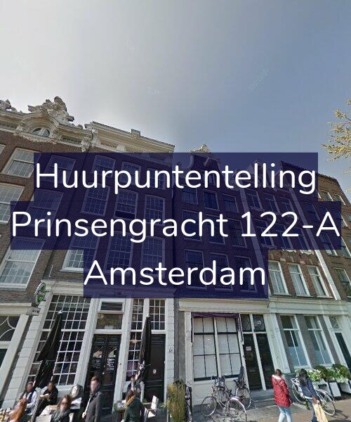 Foto gevel Huurpuntentelling voor Prinsengracht 122-A, Amsterdam