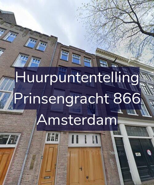 Foto gevel Huurpuntentelling voor Prinsengracht 866, Amsterdam