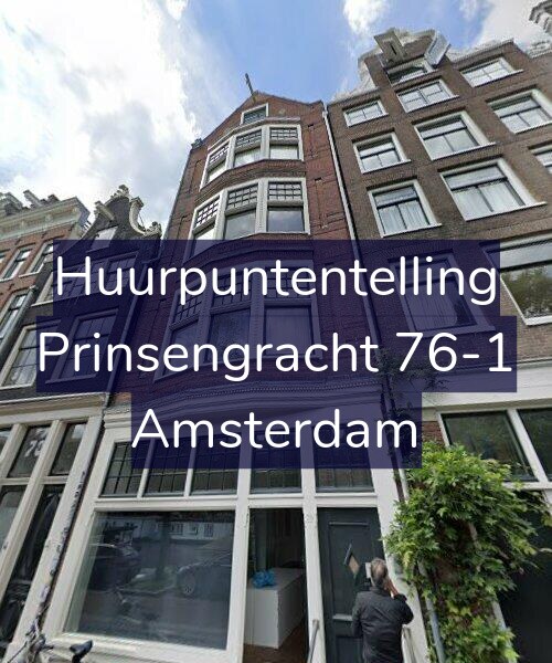 Foto gevel Huurpuntentelling voor Prinsengracht 76-1, Amsterdam