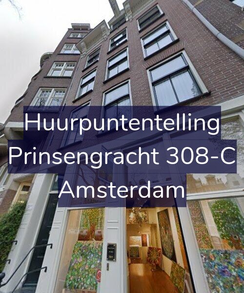 Foto gevel Huurpuntentelling voor Prinsengracht 308-C, Amsterdam
