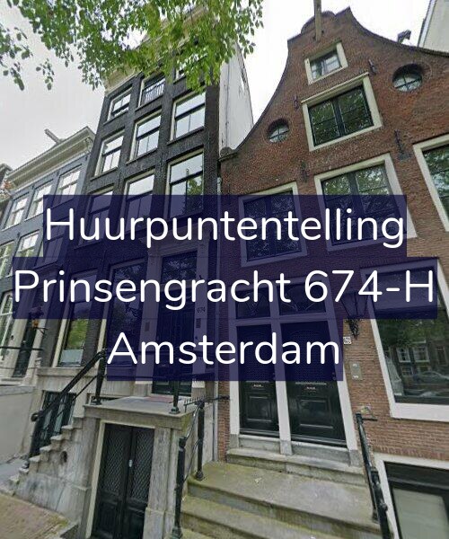 Foto gevel Huurpuntentelling voor Prinsengracht 674-H, Amsterdam