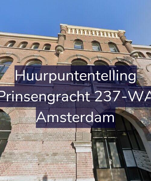 Foto gevel Huurpuntentelling voor Prinsengracht 237-WA, Amsterdam