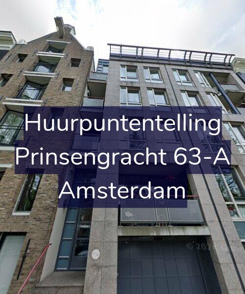 Foto gevel Huurpuntentelling voor Prinsengracht 63-A, Amsterdam