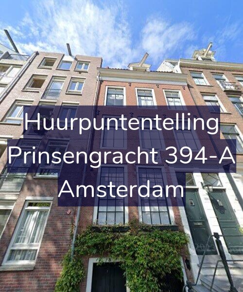 Foto gevel Huurpuntentelling voor Prinsengracht 394-A, Amsterdam