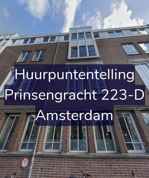 Foto gevel Huurpuntentelling voor Prinsengracht 223-D, Amsterdam