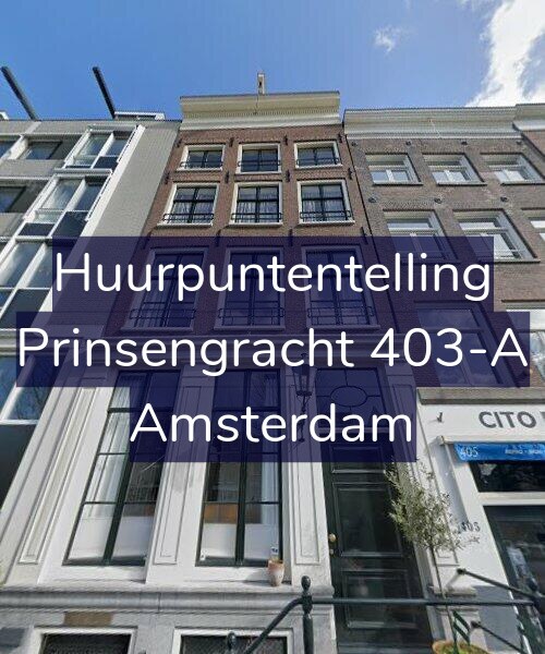 Foto gevel Huurpuntentelling voor Prinsengracht 403-A, Amsterdam
