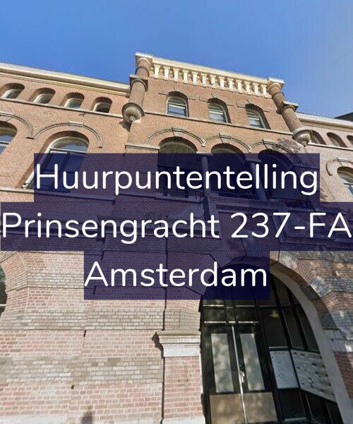 Foto gevel Huurpuntentelling voor Prinsengracht 237-FA, Amsterdam