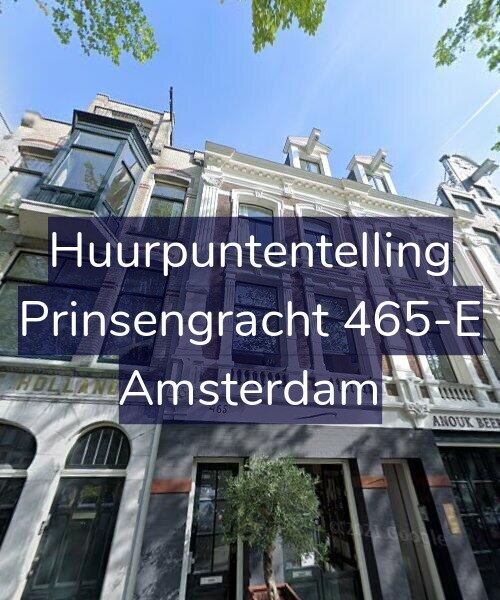 Foto gevel Huurpuntentelling voor Prinsengracht 465-E, Amsterdam