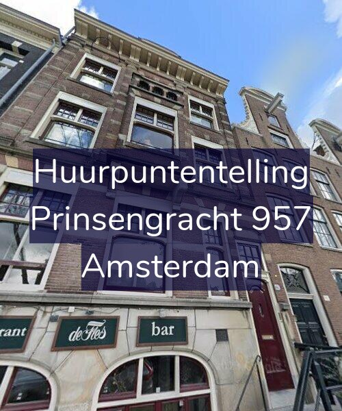 Foto gevel Huurpuntentelling voor Prinsengracht 957, Amsterdam