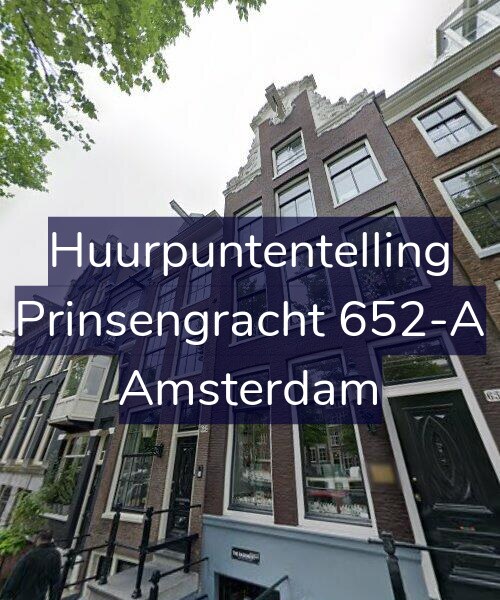 Foto gevel Huurpuntentelling voor Prinsengracht 652-A, Amsterdam