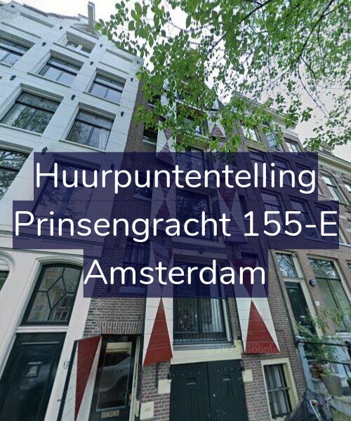 Foto gevel Huurpuntentelling voor Prinsengracht 155-E, Amsterdam