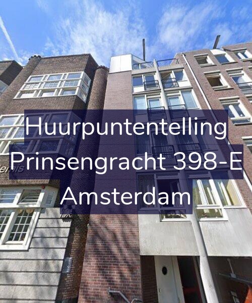 Foto gevel Huurpuntentelling voor Prinsengracht 398-E, Amsterdam