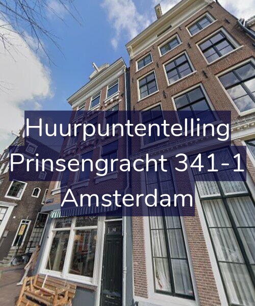 Foto gevel Huurpuntentelling voor Prinsengracht 341-1, Amsterdam