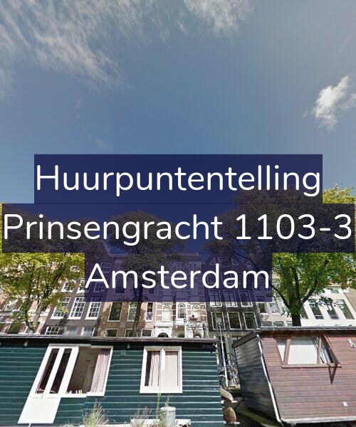 Foto gevel Huurpuntentelling voor Prinsengracht 1103-3, Amsterdam