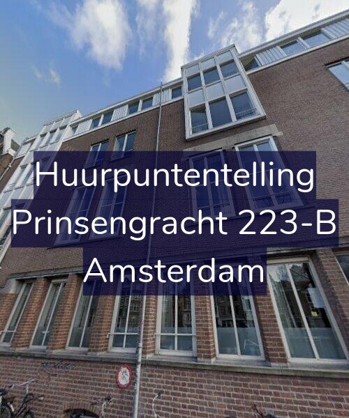 Foto gevel Huurpuntentelling voor Prinsengracht 223-B, Amsterdam