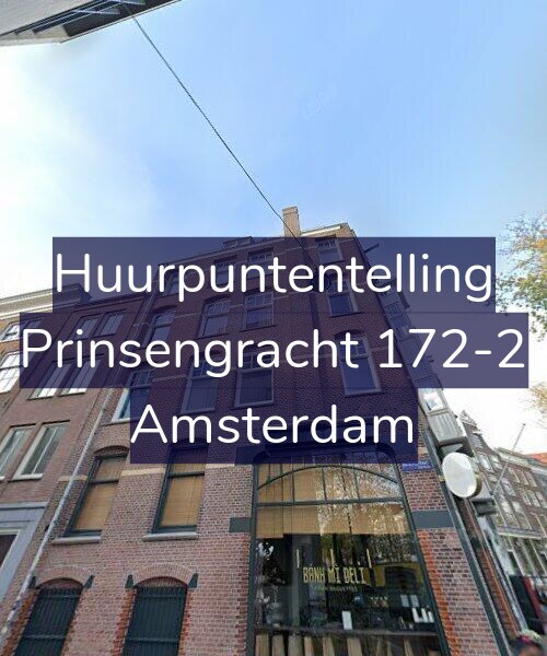 Foto gevel Huurpuntentelling voor Prinsengracht 172-2, Amsterdam