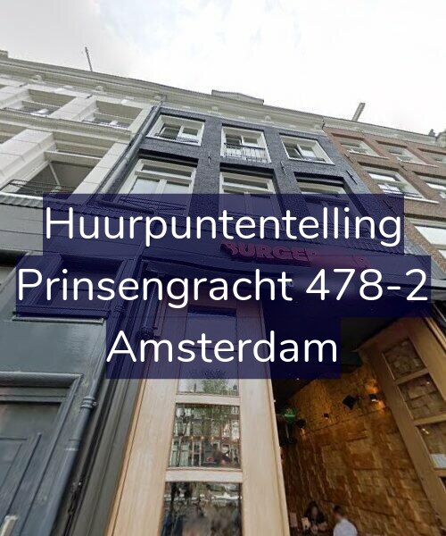 Foto gevel Huurpuntentelling voor Prinsengracht 478-2, Amsterdam