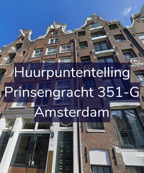 Foto gevel Huurpuntentelling voor Prinsengracht 351-G, Amsterdam