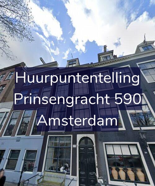 Foto gevel Huurpuntentelling voor Prinsengracht 590, Amsterdam