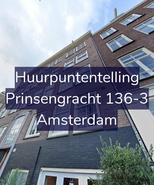 Foto gevel Huurpuntentelling voor Prinsengracht 136-3, Amsterdam