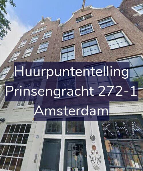 Foto gevel Huurpuntentelling voor Prinsengracht 272-1, Amsterdam