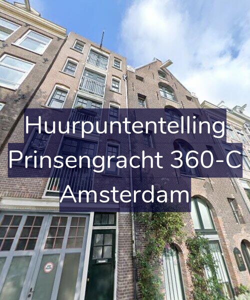 Foto gevel Huurpuntentelling voor Prinsengracht 360-C, Amsterdam