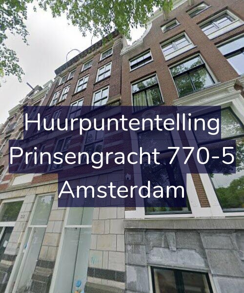 Foto gevel Huurpuntentelling voor Prinsengracht 770-5, Amsterdam